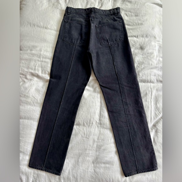 imogene + willie Wyatt Black Stone Women's Straight Leg Jeans - Picture 2 of 4